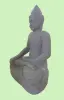 Product image 4 of the product “Seated Buddha made of Riverstone in Bhumisparsha - gesture of touching the earth. 123 cm height. ”